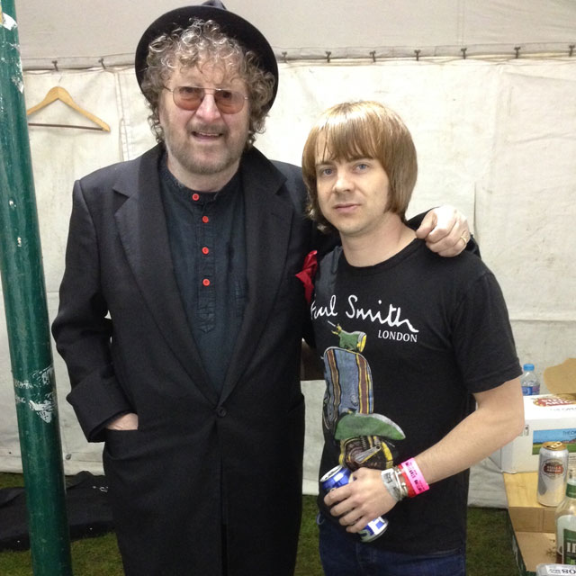 Chas Hodges with Matt