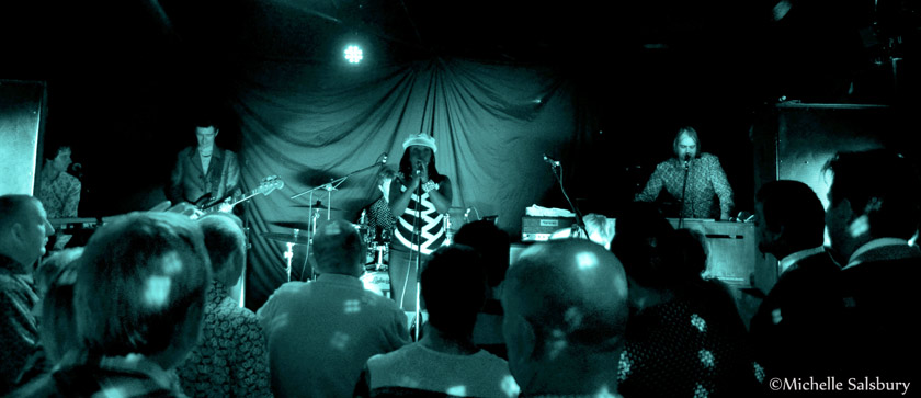 Small Faces Tribute Small Fakers on stage with PP Arnold